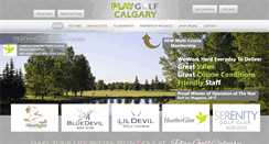 Desktop Screenshot of playgolfcalgary.com